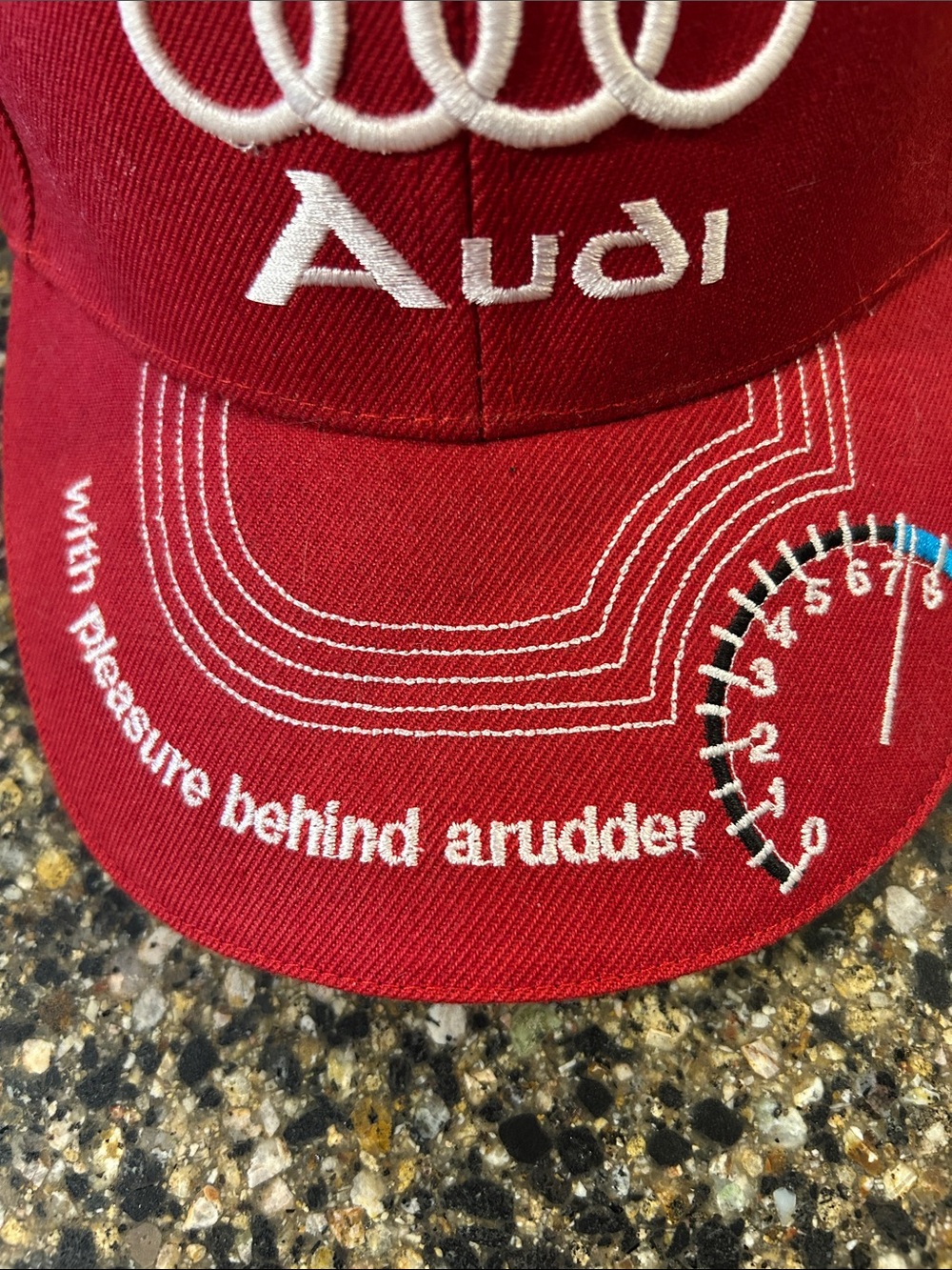 Audi Red Logo Baseball Cap - Picture 3 of 6